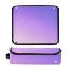 miaozhen Hair Tool Travel Bag for Women with Removable Heat Resistant Mat Curling Iron Travel Holder Storage Bag for Curling Iron Straightener Flat Hair Dryer,Purple Gradient Modern Art Portable view 3