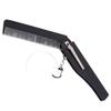 PACKOVE Portable Foldable Comb Keychain and Oval Mirror Fine Tooth Design for Men Grooming Compact Travel Beard Comb Lightweight Pocket Accessory for view 1
