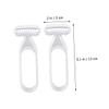 OATIPHO 2pcs Portable Body Hair Trimmer for Women Safe Armpit Leg Shaving Tool Lightweight Durable Hair Remover for Smooth Skin for Daily Use view 2