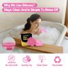 ARIOSOX Silicone Body Scrubber, Gentle Texture Exfoliating Body Scrubber for Men and Women On Sensitive Skin, Soft Scrubber Produces Rich Form and Builds Up Lather, Getting a Deep Skin Clean (Pink) view 4
