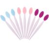9 PCS Lip Scrub Brush, Double-Sided Lip Scrubber Exfoliator Silicone Lip Brush Tool for Men Women, Lip Lightening for Dark Lips- 3 Colors view 1