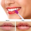 9 PCS Lip Scrub Brush, Double-Sided Lip Scrubber Exfoliator Silicone Lip Brush Tool for Men Women, Lip Lightening for Dark Lips- 3 Colors view 2