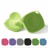 ARIOSOX Silicone Body Scrubber, Gentle Texture Exfoliating Body Scrubber for Men and Women On Sensitive Skin, Soft Scrubber Produces Rich Form and Builds Up Lather, Getting a Deep Skin Clean (Green) view 1
