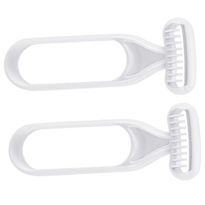 PLAFOPE 2pcs Women's Facial Hair Remover Underarm Shaver Leg Hair Trimmer for Beauty Grooming Tool