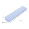 ERINGOGO 6pcs Portable Makeup Brush Organizer Slim Cosmetic Storage Case for Travel Includes Large Sky Blue Light Beige Makeup Brush Protector Storage for Women and Girls view 2