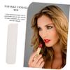 ERINGOGO 6pcs Portable Makeup Brush Organizer Slim Cosmetic Storage Case for Travel Includes Large Sky Blue Light Beige Makeup Brush Protector Storage for Women and Girls view 4