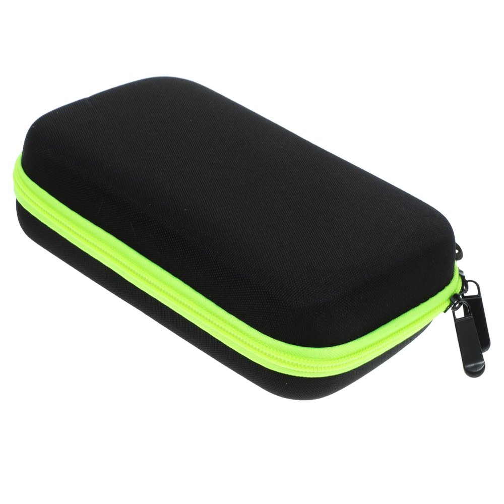 BAZEITFLOW Portable Eva Shaver Storage Bag for Men Electric Razor Case Mesh Pocket Travel Organizer Bag