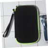 BAZEITFLOW Portable Eva Shaver Storage Bag for Men Electric Razor Case Mesh Pocket Travel Organizer Bag view 3