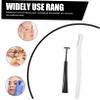 BAZEITFLOW 4sets Eyebrow Razor Kit for Women Brow Shaver Non-slip Handle Facial Trimmer Razor Blades Alternative Travel view 3