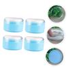 VICASKY 4pcs Talcum Powder Puff Box Body Dusting Powder Applicator Plastic Synthetic Sponge for Boys and Girls Travel-friendly Easy to Use view 3