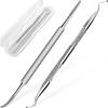 2PCS Ingrown Toenail File and Lifters, Upgraded Professional Surgical Safe Ingrown Toenail Treatment Ingrown Toenail Removal Kit Ingrown Toenail Tool (Sliver 2 Pieces) view 1