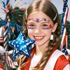 10 Sheets Independence Day Temporary Tattoos Stickers 4th of July Face Stickers Red White Blue USA Flag Star Firework Patriotic Eye Face Temporary Tattoos Supplies for Party Decor Accessories view 3