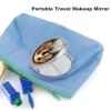 LPSADGF Beagle Dog Portable Compact Mirror, Dual-Sided 1X/2X Magnifying Travel Makeup Mirror for Women Foldable Cosmetic Mirrors with 180 Adjustable Design for Travel & Daily Use view 3