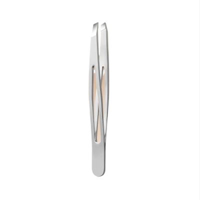Eyebrow Tweezers Eyebrow Plucking Beard Artifacts False Eyelash Tweezers(Silvery Morden)