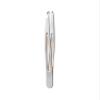 Eyebrow Tweezers Eyebrow Plucking Beard Artifacts False Eyelash Tweezers(Silvery Morden) view 1