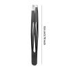 Eyebrow Tweezers Eyebrow Plucking Beard Artifacts False Eyelash Tweezers(Silvery Morden) view 2