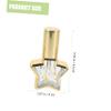 4Pcs 8ml Glass Star Perfume Bottles Refillable Travel Sprayers view 2