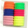 PACKOVE 100Pcs Colorful Rhombus Hair Bands Broadside Rubber Hair Ties for Women Ventilated Rope for Ponytails and Updos view 4