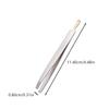 PACKOVE 3pcs Stainless Steel Eyebrow Tweezers Durable Brow Clips for Precision Grooming for Personal and Professional Use Ergonomic Design for Easy Trimming view 2