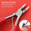 Heavy Duty Toe Nail Clippers Adult Thick Nails Long Handle,Large Toenail Clippers for Thick Nails, Comfort Grip Fingernail Clipper,Professional Thick & Ingrown Toenail Clippers for Men & Seniors view 2