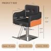 Barber Chair,Hair Salon Chair for Stylist,360 Degrees Swivel Barber Chair,Height Adjustable Heavy Duty Hydraulic Pump Chair,Beauty Spa Equipment for Beauty Salon,Barber Pub,Tattoo Shop (Black) view 3