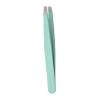 Tweezers Hair Slanted Puller Stainless Steel Eye Brow Clips Hair Removal Makeup Tool(1pc Flat tweezers) view 1