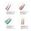 Tweezers Hair Slanted Puller Stainless Steel Eye Brow Clips Hair Removal Makeup Tool(1pc Flat tweezers) view 3