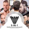 Beard Trimmer for Men 5 in 1 Electric Razor for Nose, Body, Face and Mustache Grooming Kit Cordless Hair Clipper Trimmer with Smart Charge Technology view 2