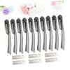 BESTYASH Foldable Eyebrow Trimmer Stainless Steel Razor Women Facial Hair Remover Tool Kit view 2