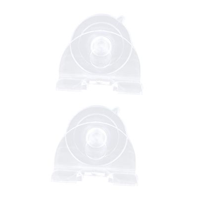 Luxshiny 2pcs Shower Hooks Suction Cup Razor Holder Facial Razor Rack Manscape Shaver Hanger Material