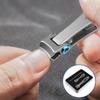 BAZEITFLOW 3pcs Stainless Steel Nail Clippers and Files Set for Easy Grooming Ergonomic Design for Comfortable Use for Thick Nails and Personal Care view 2