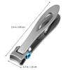 BAZEITFLOW 3pcs Stainless Steel Nail Clippers and Files Set for Easy Grooming Ergonomic Design for Comfortable Use for Thick Nails and Personal Care view 3