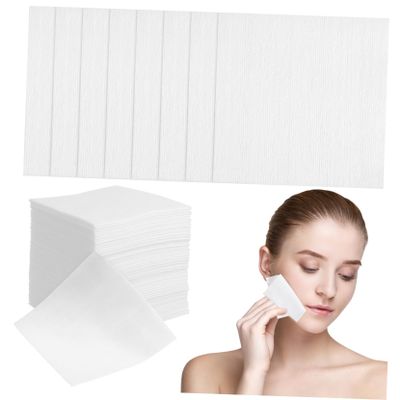 Alipis 400pcs Makeup Remover Pads Non-Woven Fabric Cleansing Wipes for Wet and Dry Use for Gentle Makeup Removal and Daily Skin Care Routine
