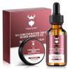 Beard Growth kit & Beard Balm - Beard Growth Kit with 5% Concentration Biotin for Men, Natural Ingredients with Argan Oil, Jojoba Oil and Vitamin (Mystic Hour) view 1