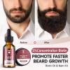 Beard Growth kit & Beard Balm - Beard Growth Kit with 5% Concentration Biotin for Men, Natural Ingredients with Argan Oil, Jojoba Oil and Vitamin (Mystic Hour) view 2