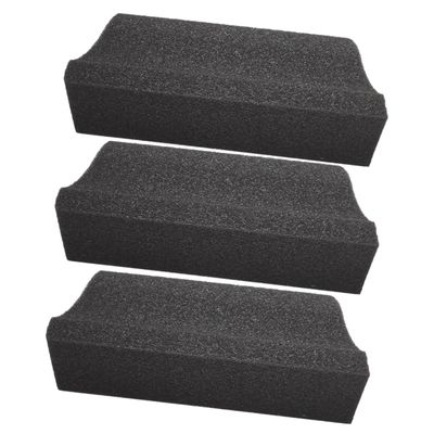 LOORGVEL 3pcs Beard Stroke Brush Hair Sponges Trim Catcher for Men Beard Trimming Kit