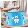 Totority Portable Folding Water Bucket Collapsible Camping Foot Soaking Tub for Outdoor Use Space-Saving Design for Travel Fishing and Emergency Situations view 2