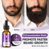 Beard Growth Kit - 5% Concentration Biotin Beard Oil for Men (2 oz) - Natural Mens Beard Oil with Argan Oil, Jojoba Oil and Vitamin, Beard Growth Softener, Moisturizer (Passionate Sunset) view 2
