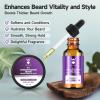 Beard Growth Kit - 5% Concentration Biotin Beard Oil for Men (2 oz) - Natural Mens Beard Oil with Argan Oil, Jojoba Oil and Vitamin, Beard Growth Softener, Moisturizer (Passionate Sunset) view 4