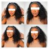 Xuyingst Headband Wig Deep Wave Human Hair Curly Wigs for Women Full Machine 180% Density Natural color 12-20 Inch view 4