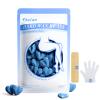 Chulan Hard Wax Beads, 1000g Heart Wax Beans for Sensitive Skin, Hypoallergenic Waxing Bead for Coarse Hair Removal, Body, Brazilian, Bikini, Legs, Armpits Women Home Blue view 1
