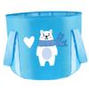 BRIGHTFUFU Foldable Foot Wash Basin Camping Bucket Reinforced Handle Capacity Portable Water Bucket for Outdoor Activities view 1