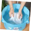 BRIGHTFUFU Foldable Foot Wash Basin Camping Bucket Reinforced Handle Capacity Portable Water Bucket for Outdoor Activities view 4