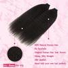Kinky Straight Tape in Extensions 20Inch Natural Black 40 Pieces 100G Double Sided Tape in Kinky Straight Human Hair Extensions for Women Skin Weft 100% 9A Brazilian Virgin Remy Hair view 2