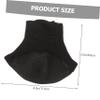 PartyKindom Heel Socks Gel Heel Covers Breathable Toe Topper Socks for Dry Cracked Feet view 2