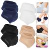 PartyKindom Heel Socks Gel Heel Covers Breathable Toe Topper Socks for Dry Cracked Feet view 3