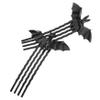 Baluue 2pcs Decorative Hairpin Combs Halloween Party Headwear for Women Bat Shape Hair Clips Quirky Hair Combs view 1