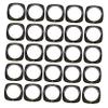 BAZEITFLOW 50pcs Wax Warmer Protective Mats for Hair Removal Stain Resistant Wax Machine Accessory Easy to Install Heater Washer Replacement and Practical view 1