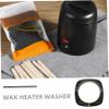 BAZEITFLOW 50pcs Wax Warmer Protective Mats for Hair Removal Stain Resistant Wax Machine Accessory Easy to Install Heater Washer Replacement and Practical view 4