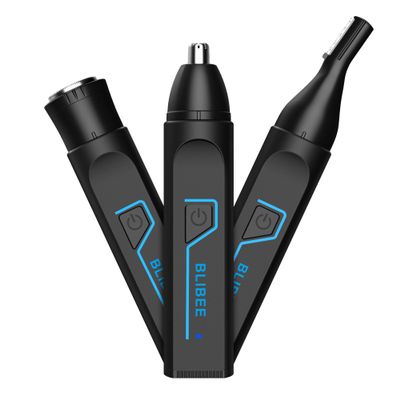 BLIBEE Nose Hair Trimmer for Men, 2025 Professional Painless USB Rechargeable Eyebrow Trimmer, Ear and Nose Hair Trimmer for Men Women, Facial Hair Remover with Powerful Motor, Black
